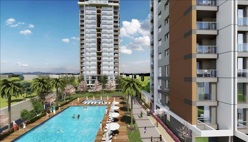 Апартаменты в жилом комплексе в Стамбуле, Турция