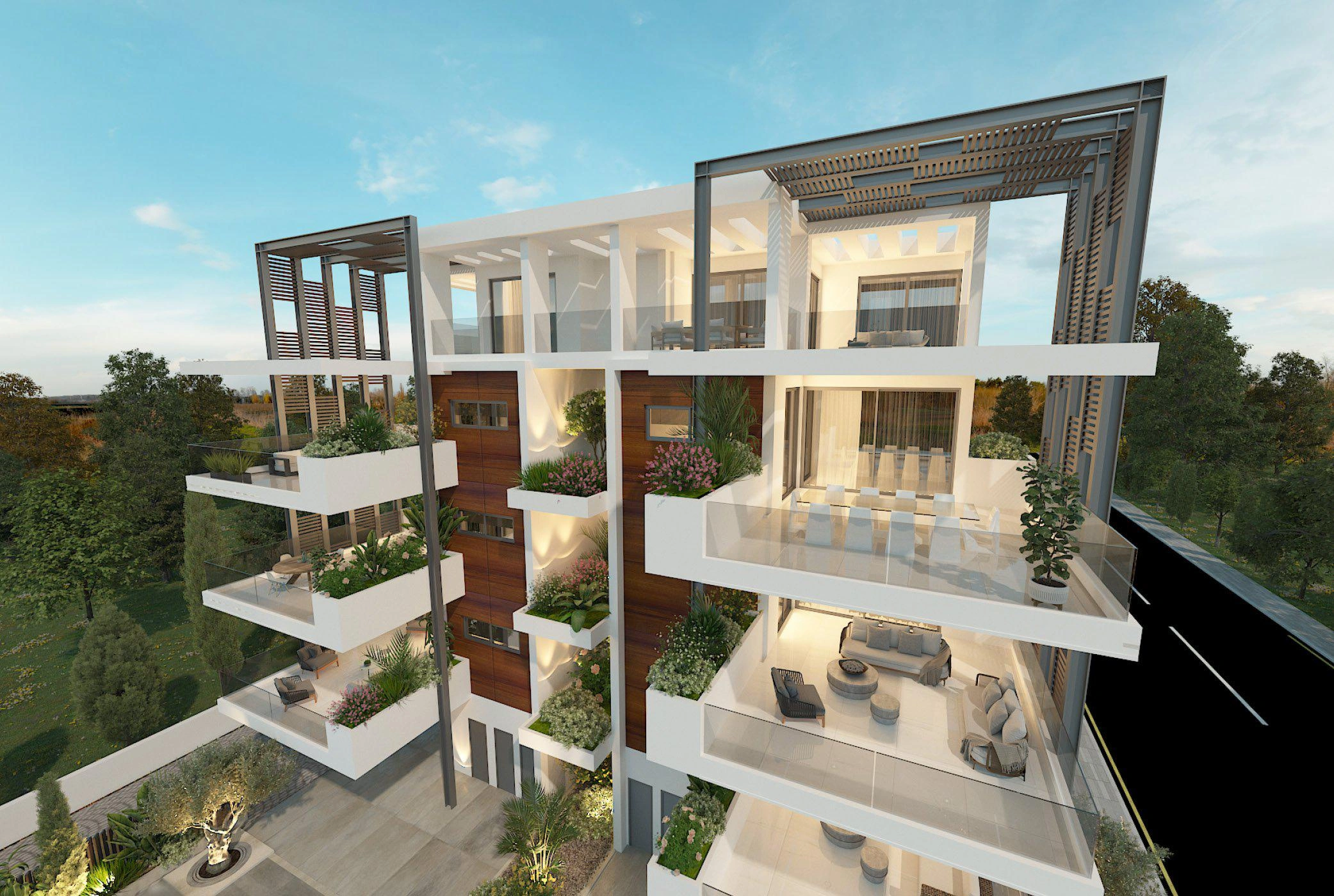 Апартаменты в новом жилом комплексе у пляжа в Пафосе, Кипр