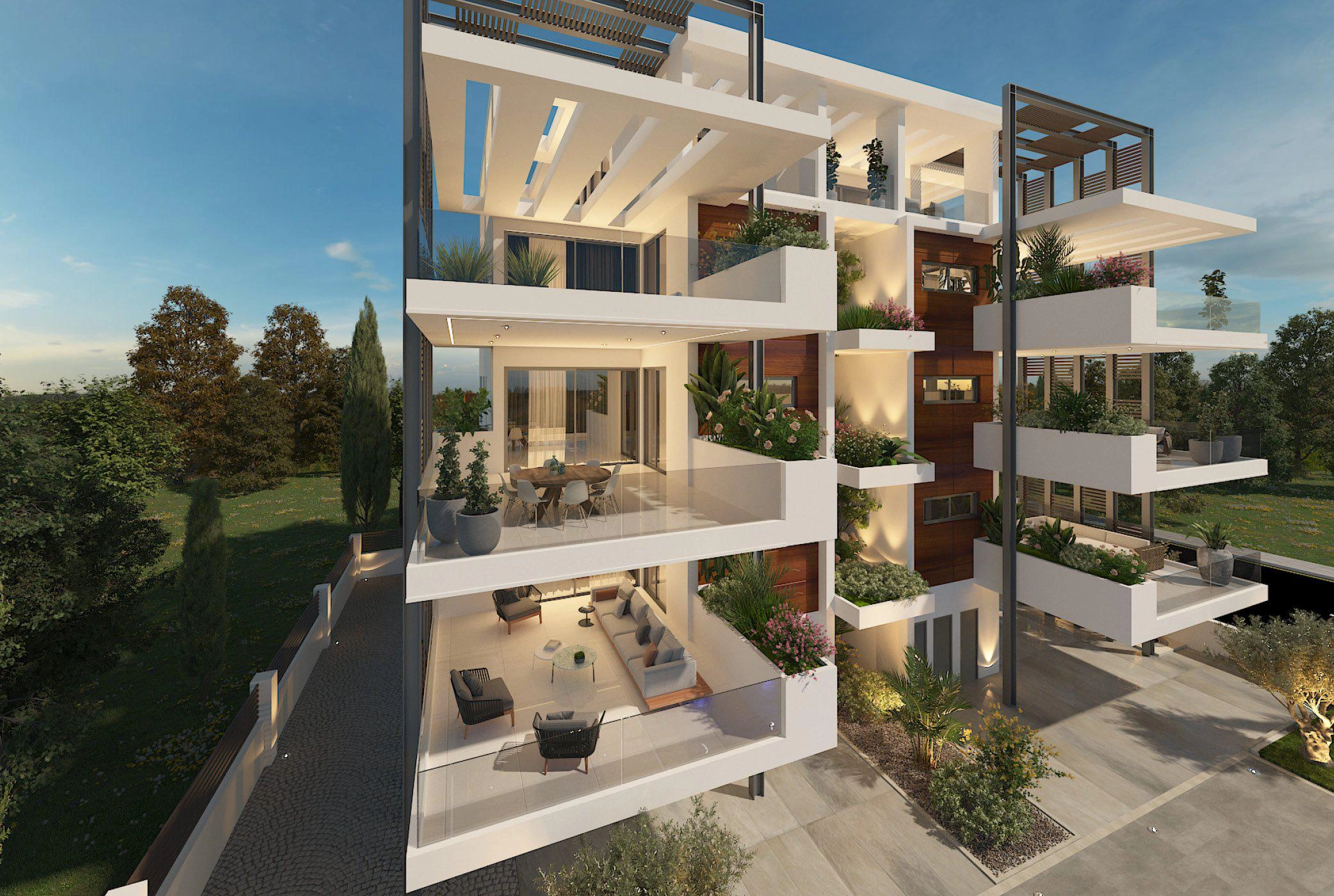 Апартаменты в новом жилом комплексе у пляжа в Пафосе, Кипр