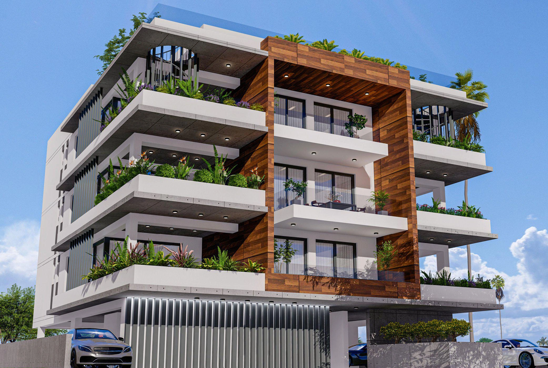 Квартиры в современном жилом комплексе в Ларнаке на Кипре