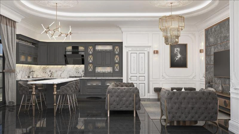 Виллы в современном жилом комплексе в Стамбуле, Турция