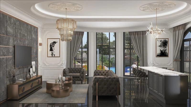 Виллы в современном жилом комплексе в Стамбуле, Турция