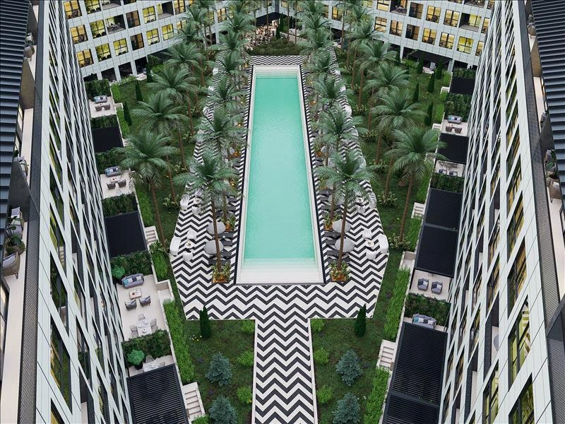 Апартаменты в современном жилом комплексе в Стамбуле, Турция