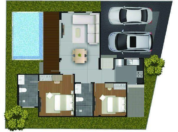 Виллы с арендным управлением в районе Таланг, Пхукет, Таиланд