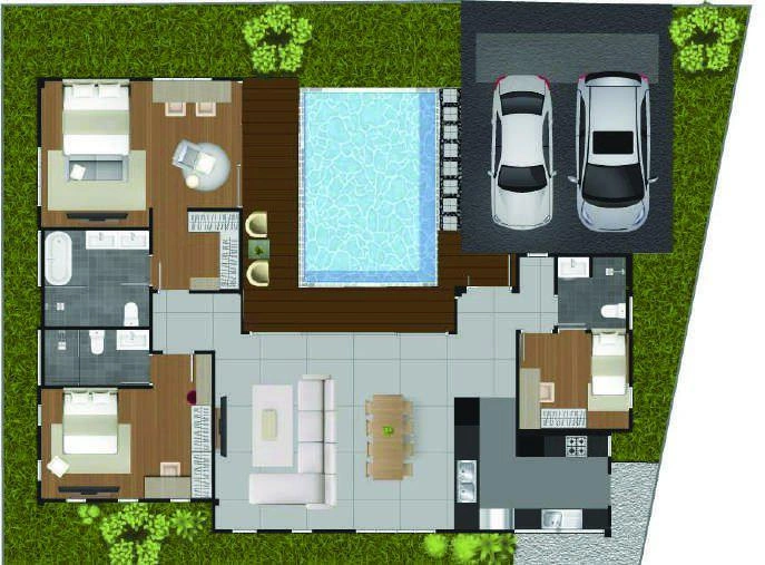 Виллы с арендным управлением в районе Таланг, Пхукет, Таиланд