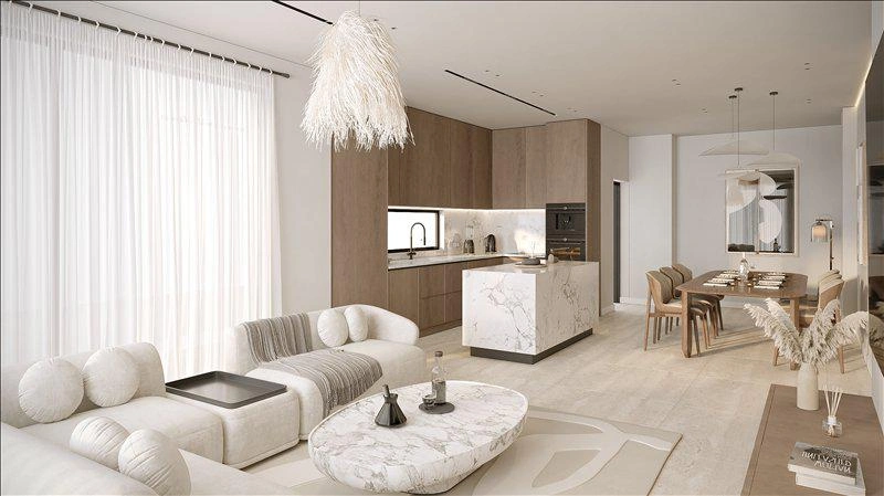 Виллы в современном жилом комплексе в Фамагусте, Кипр