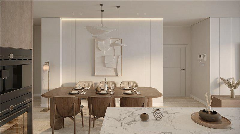 Виллы в современном жилом комплексе в Фамагусте, Кипр