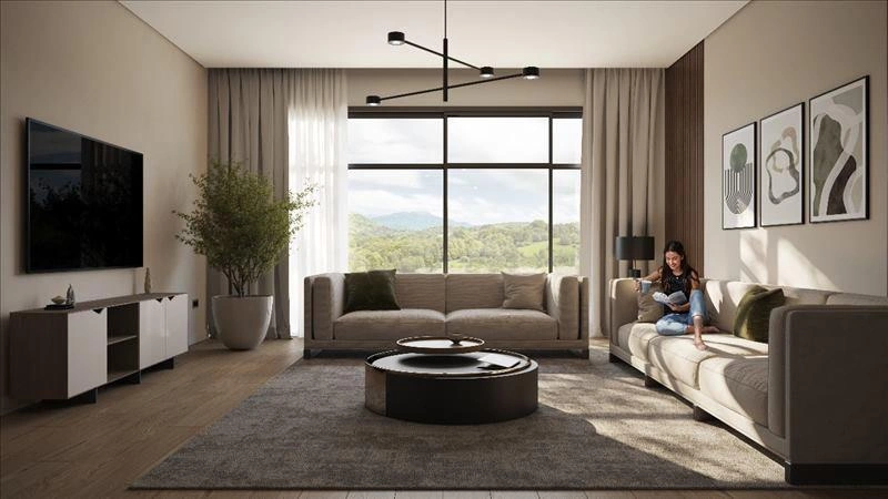 Таунхаусы в современном жилом комплексе в Стамбуле, Турции