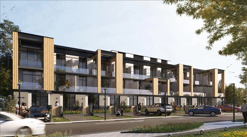 Таунхаусы в современном жилом комплексе в Стамбуле, Турции