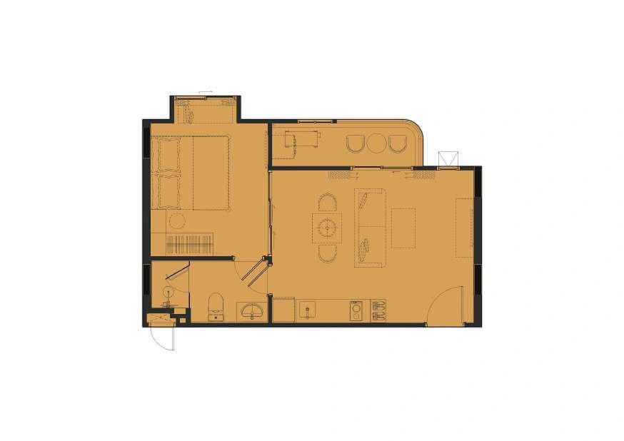 Апартаменты в современном жилом комплексе на Пхукете, Таиланд