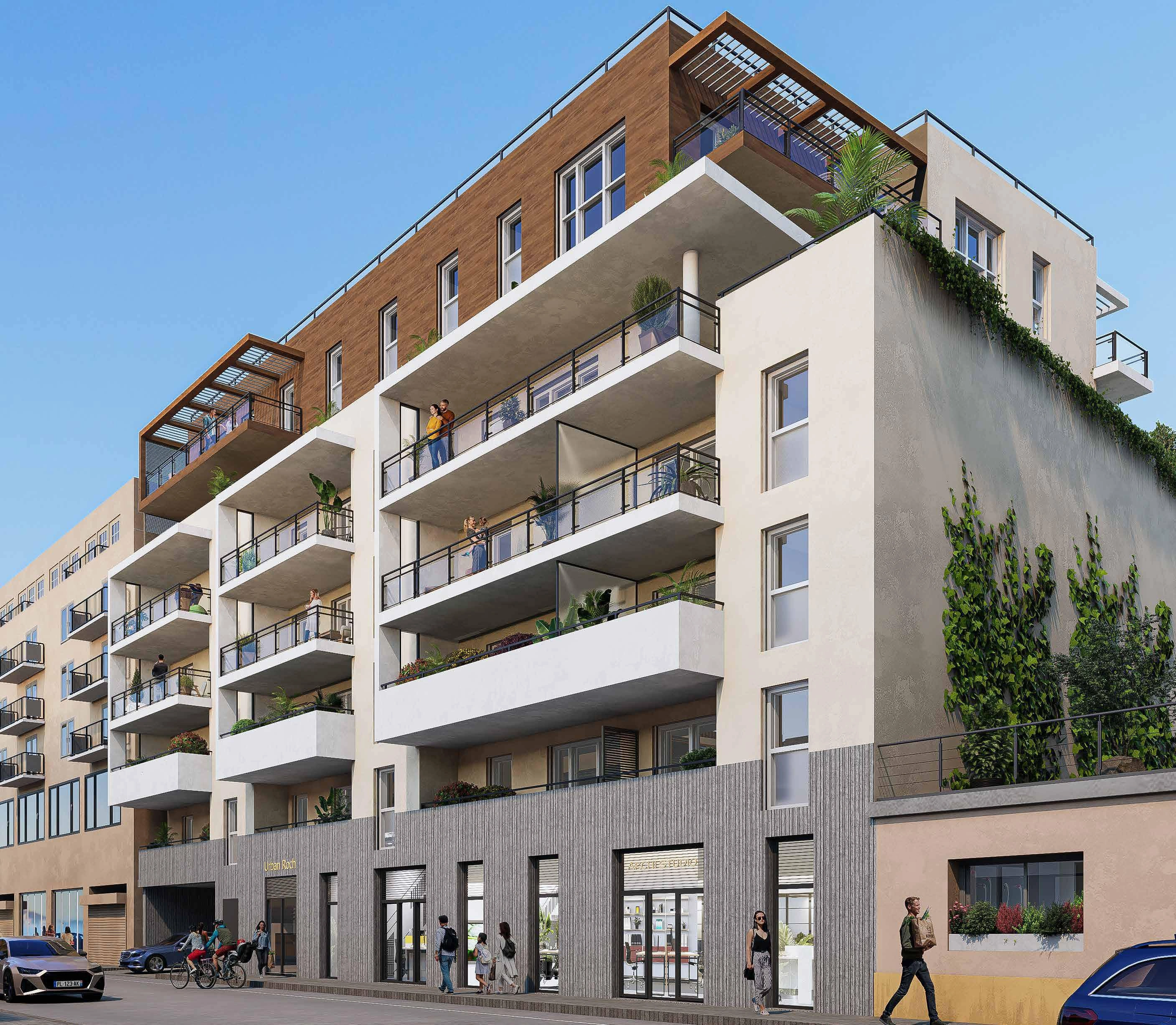 Квартиры в жилом комплексе в районе Сен-Рош, Прованс — Альпы — Лазурный берег, Франция