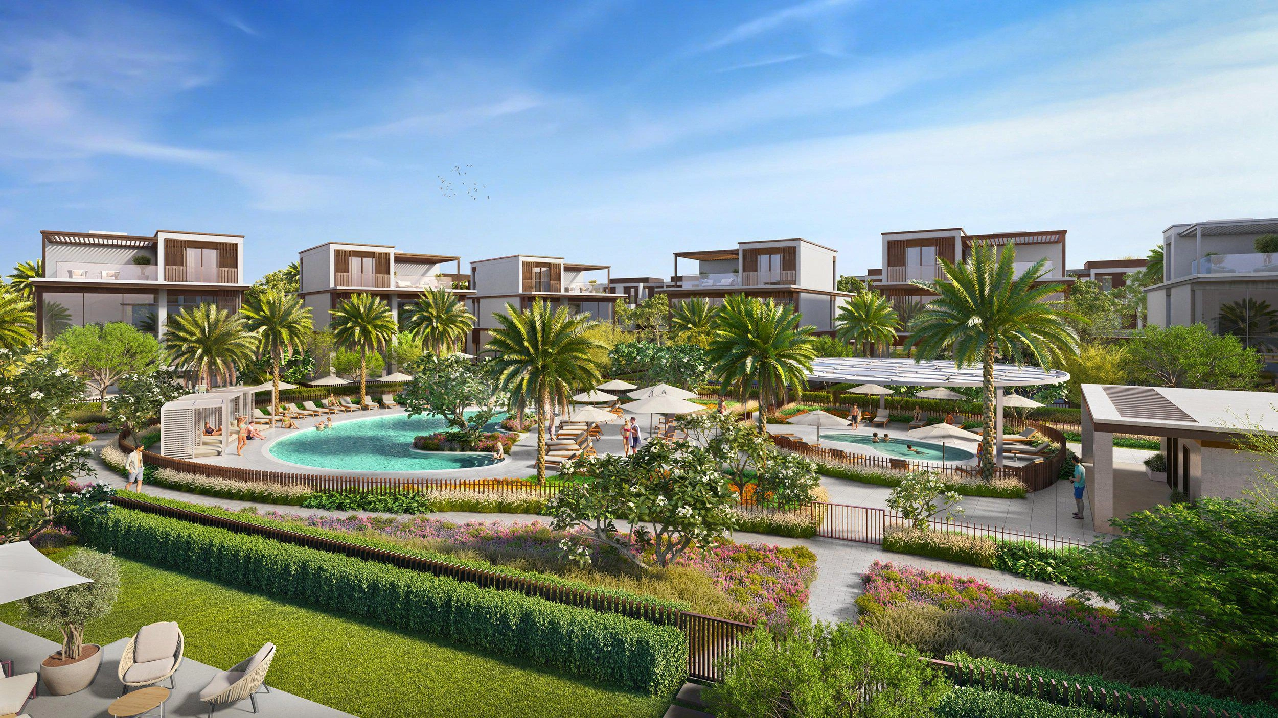 Виллы Nad al Sheba Gardens, Объединённые Арабские Эмираты, Дубай