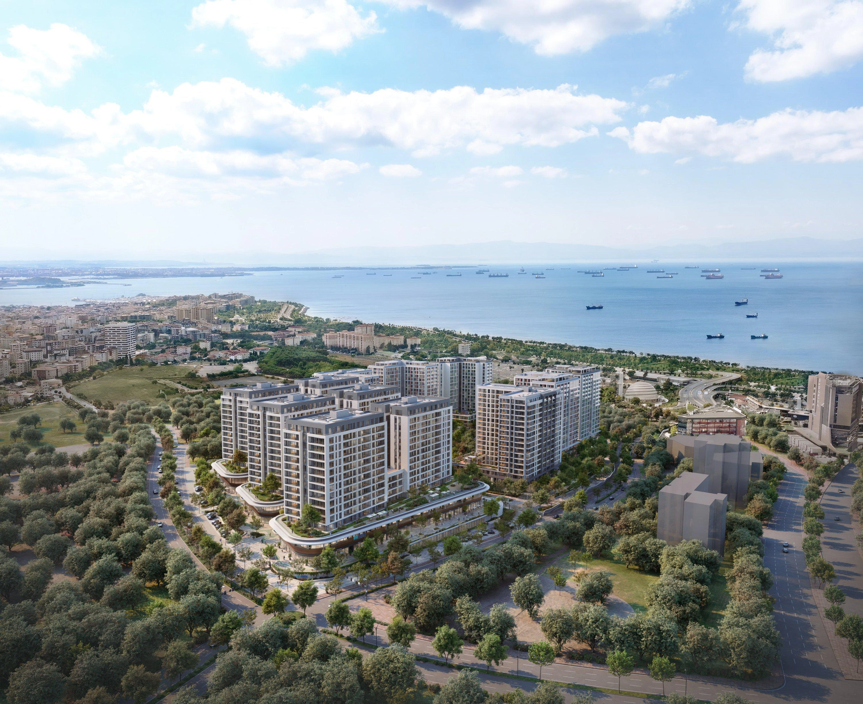 Квартиры в современном жилом комплексе в районе Картал, Стамбул, Турция