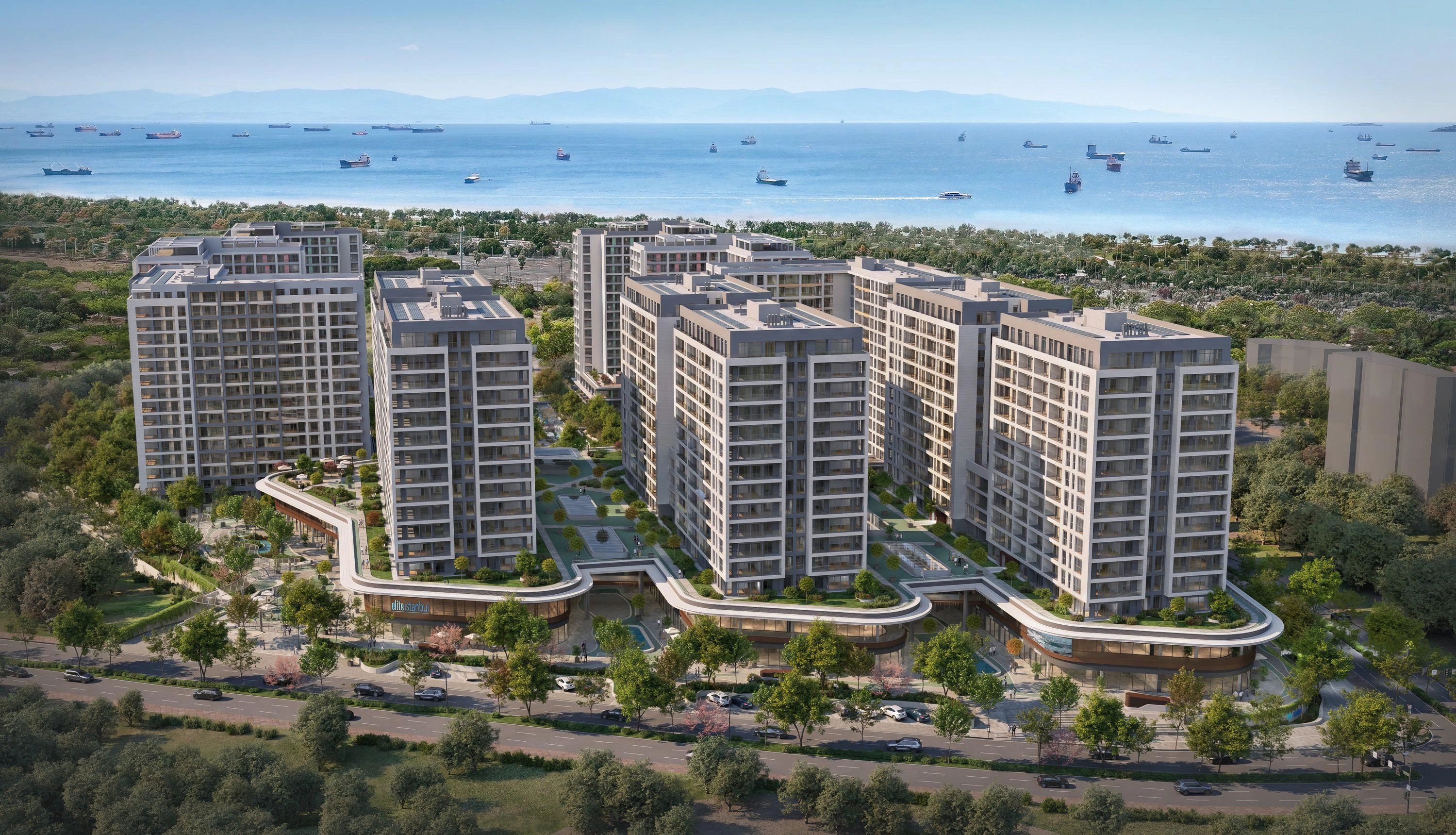 Квартиры в современном жилом комплексе в районе Картал, Стамбул, Турция