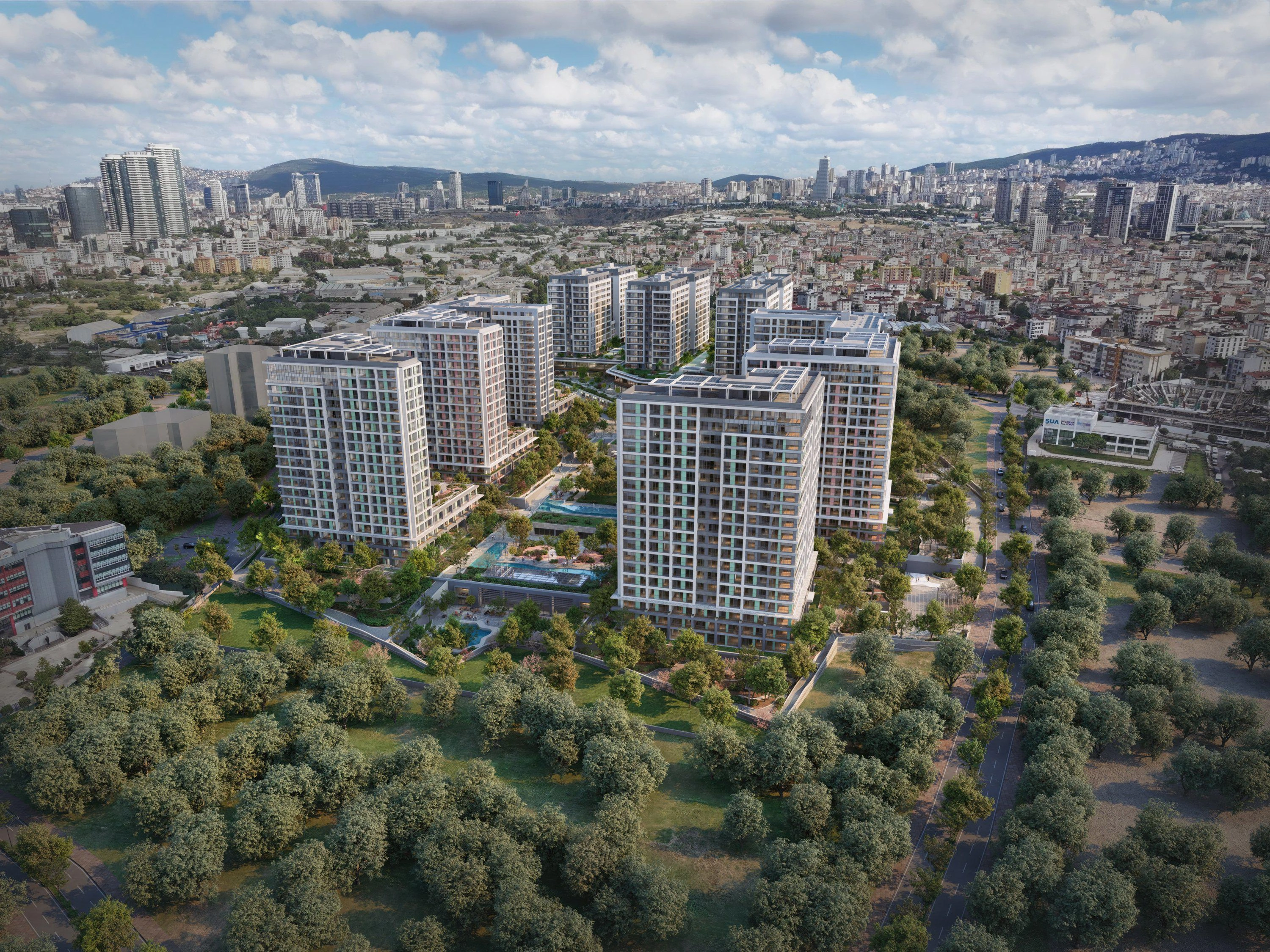 Квартиры в современном жилом комплексе в районе Картал, Стамбул, Турция