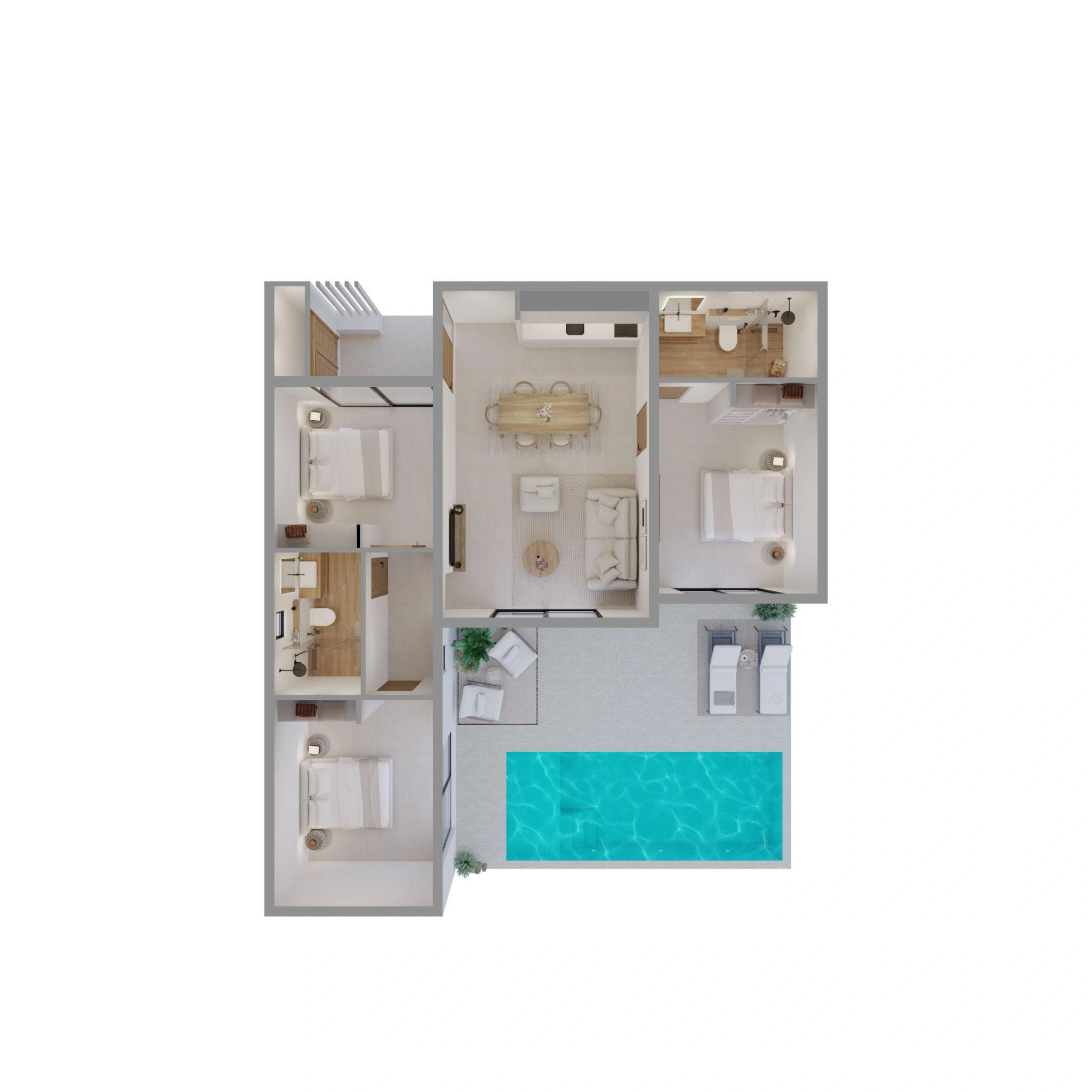 Меблированные виллы с управлением арендой на Пхукете, Таиланд