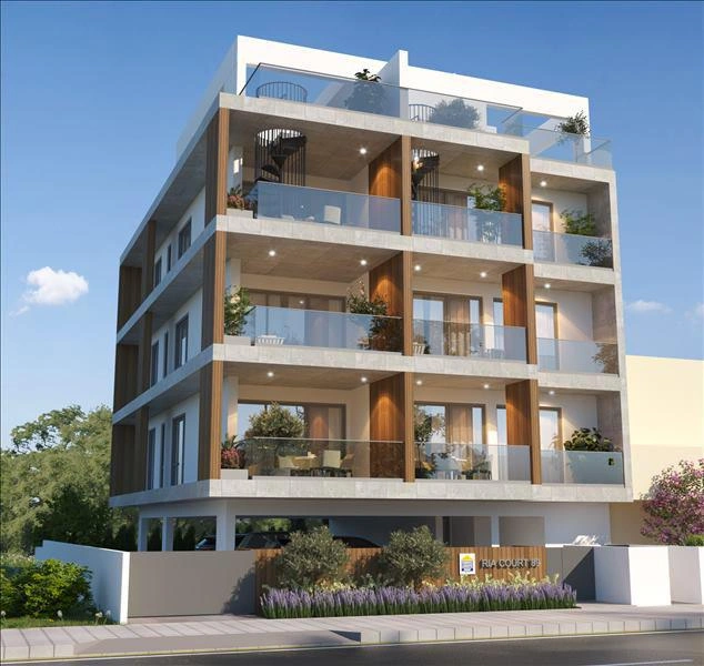 Квартиры в малоэтажном жилом комплексе в Ларнаке, Кипр