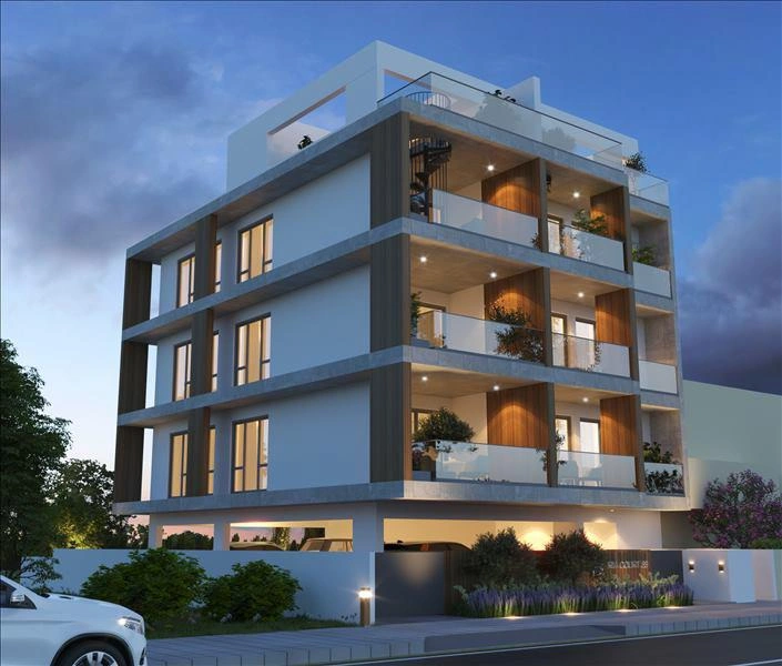 Квартиры в малоэтажном жилом комплексе в Ларнаке, Кипр