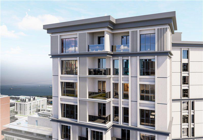 Квартиры в современном жилом комплексе в Стамбуле, Турция