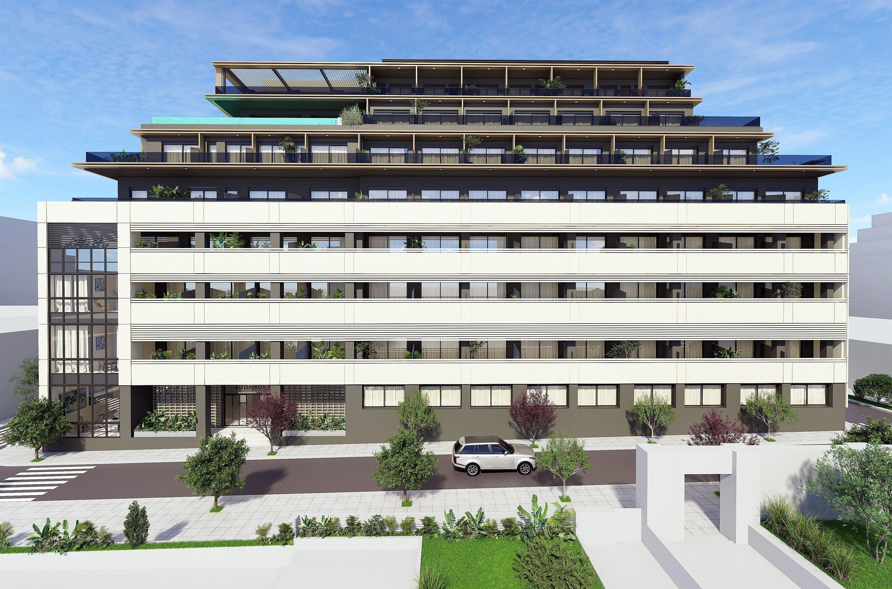 Апартаменты в современном жилом комплексе в Аттике, Греция