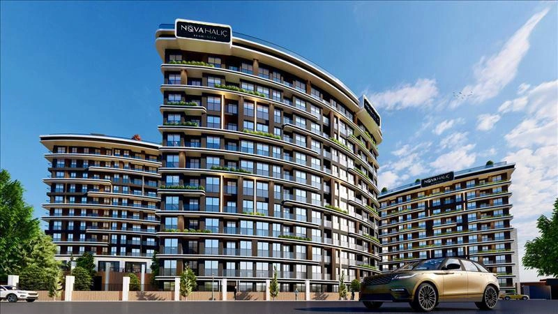 Квартиры в современном жилом комплексе в Стамбуле, Турция