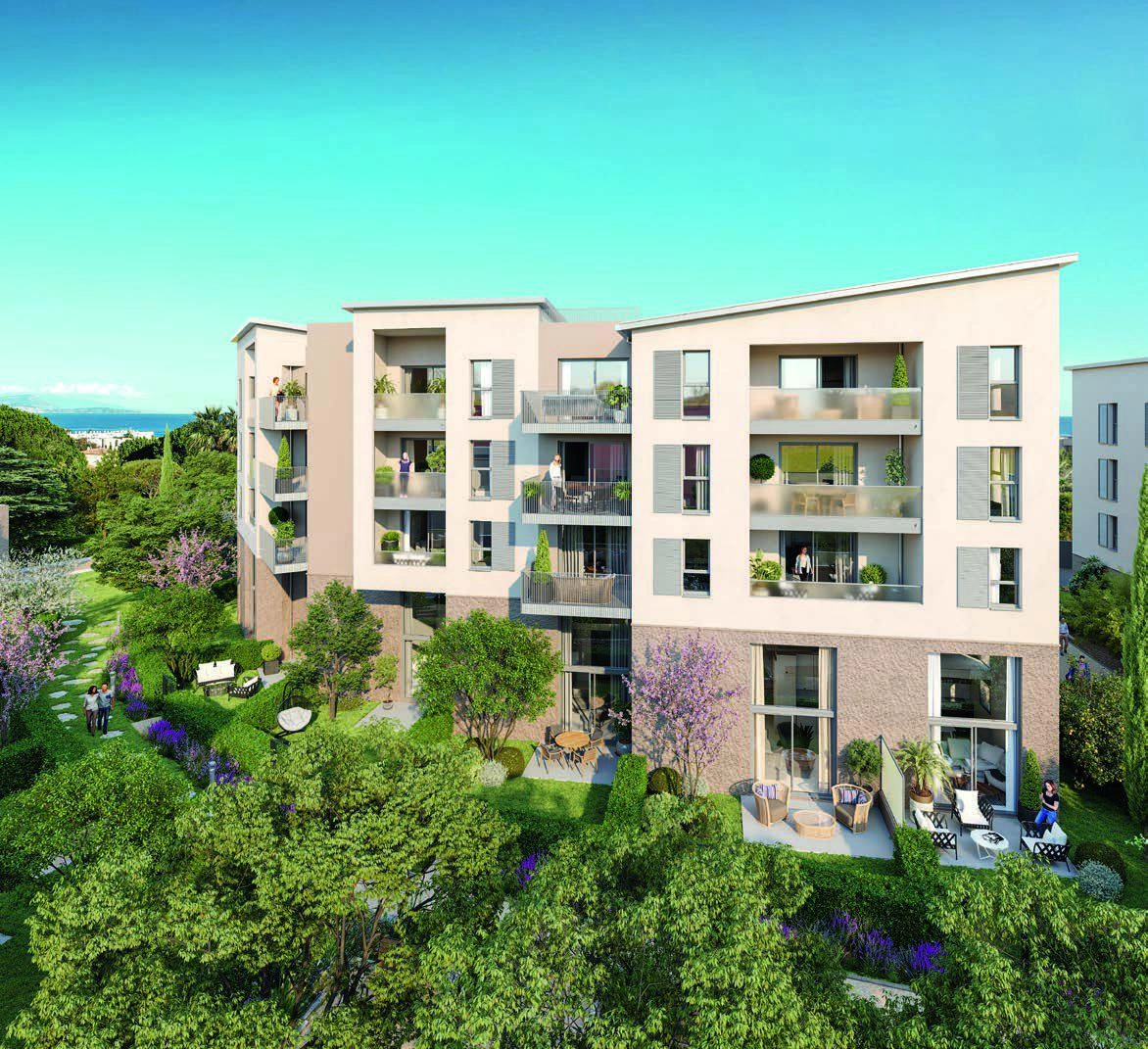 Апартаменты в современном жилом комплексе в Прованс — Альпы — Лазурный берег, Франция