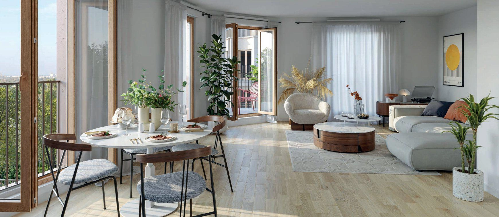 Апартаменты в современном жилом комплексе в Иль-де-Франс, Франция