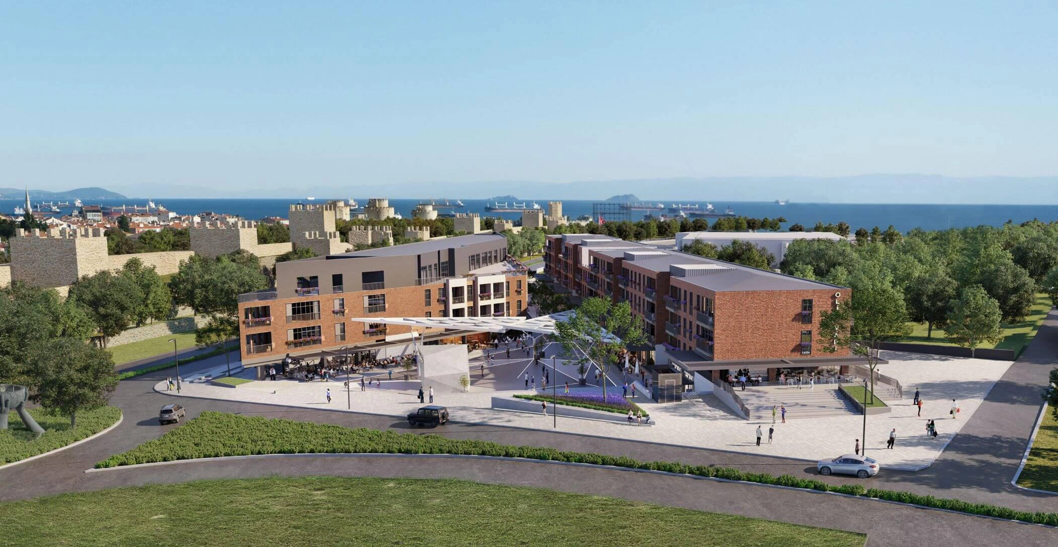 Апартаменты в современном жилом комплексе в Зейтинбурну, Стамбул, Турция