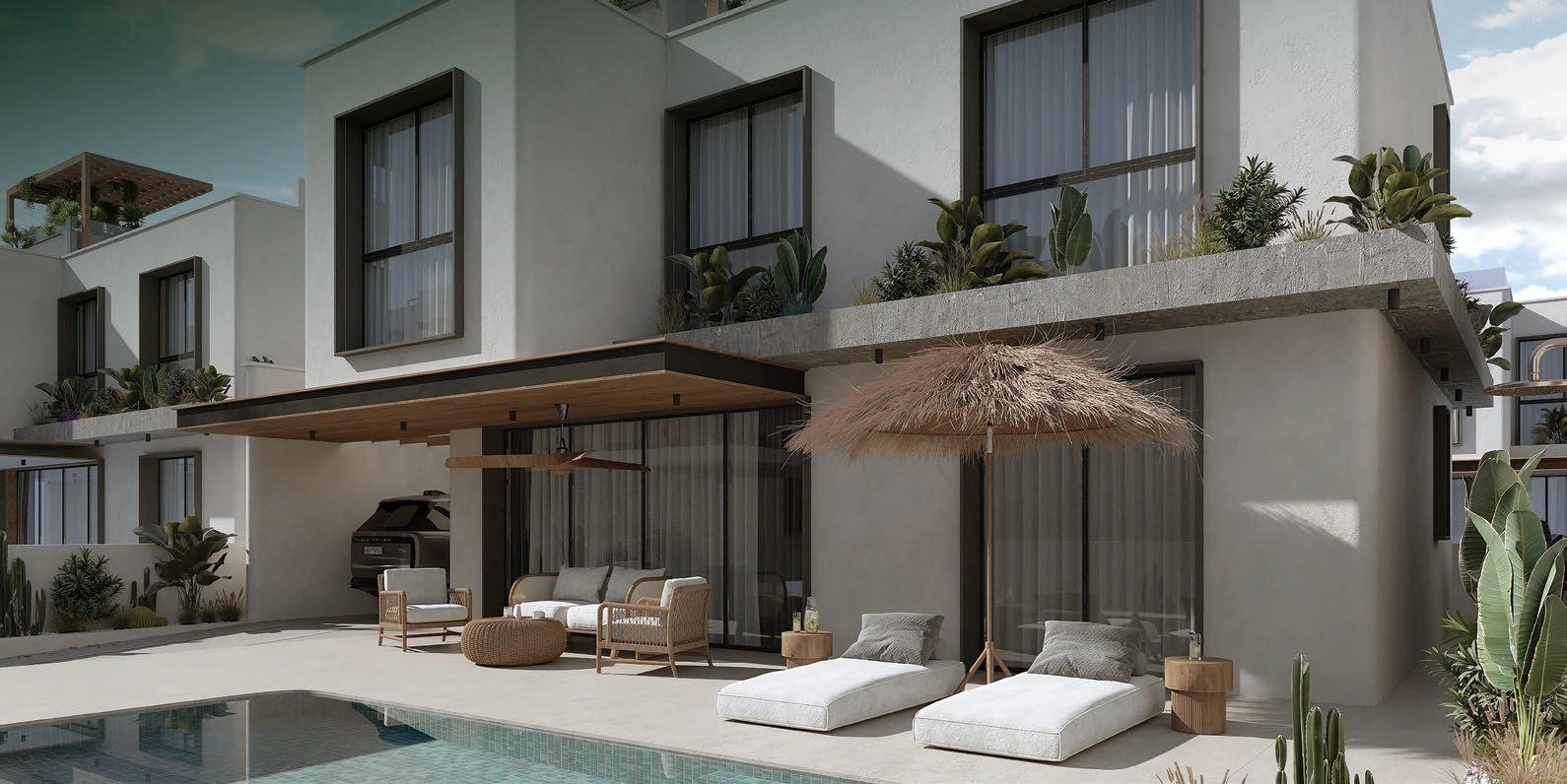 Виллы в новом проекте в Айя-Напе, Кипр