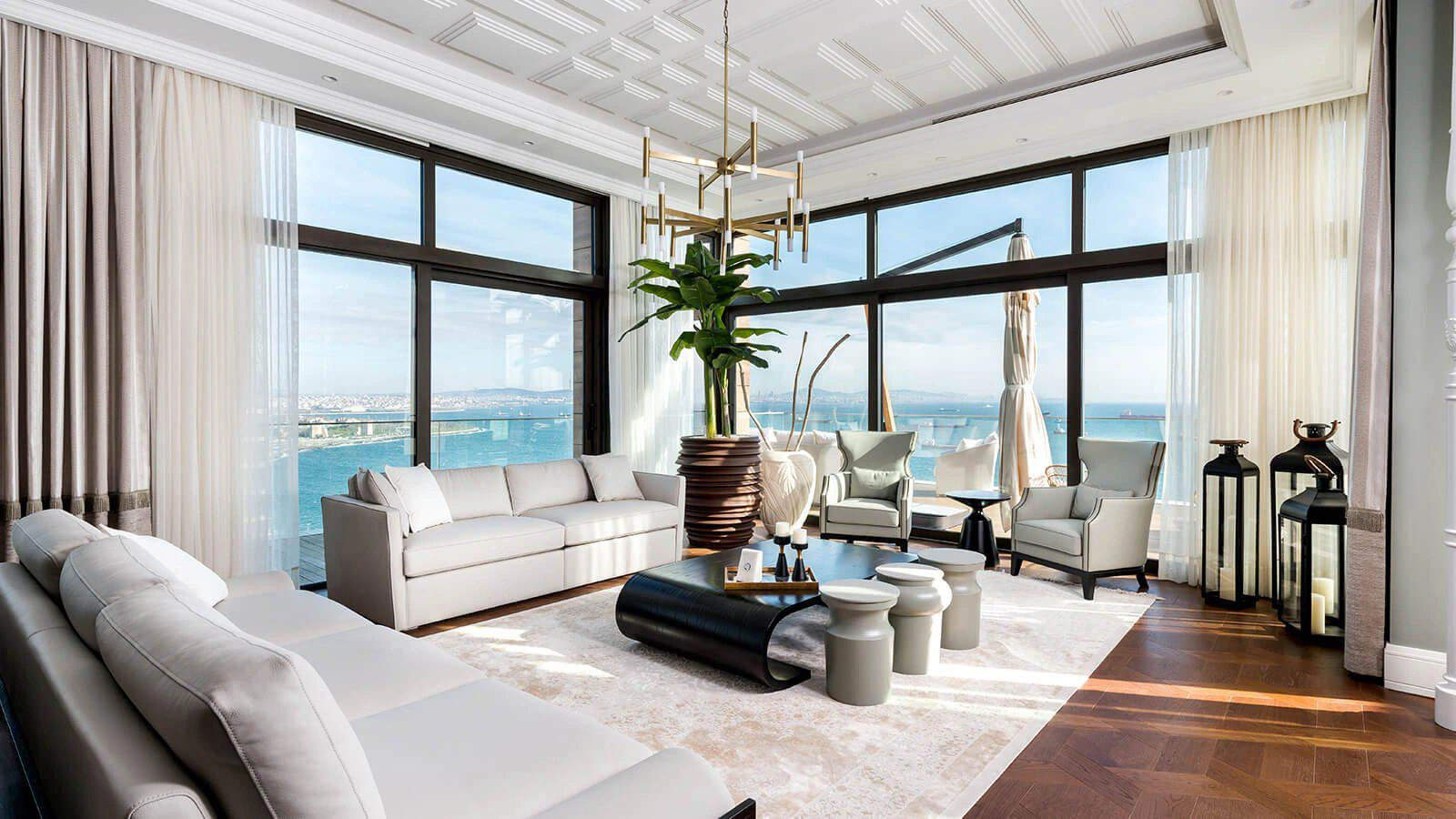 Квартиры в современном жилом комплексе в Стамбуле, Турция