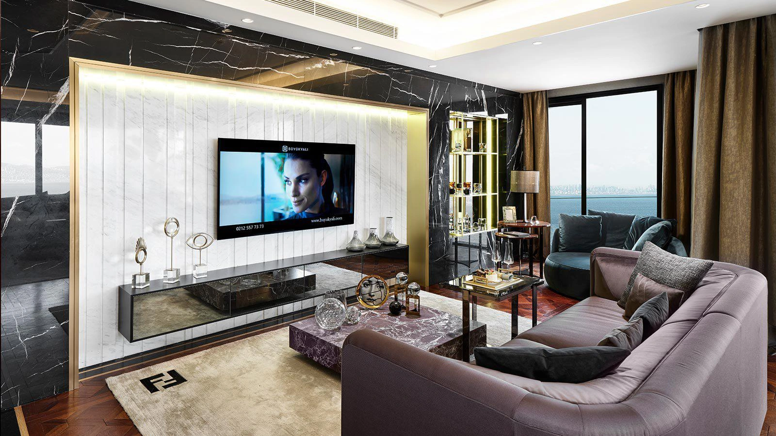 Квартиры в современном жилом комплексе в Стамбуле, Турция