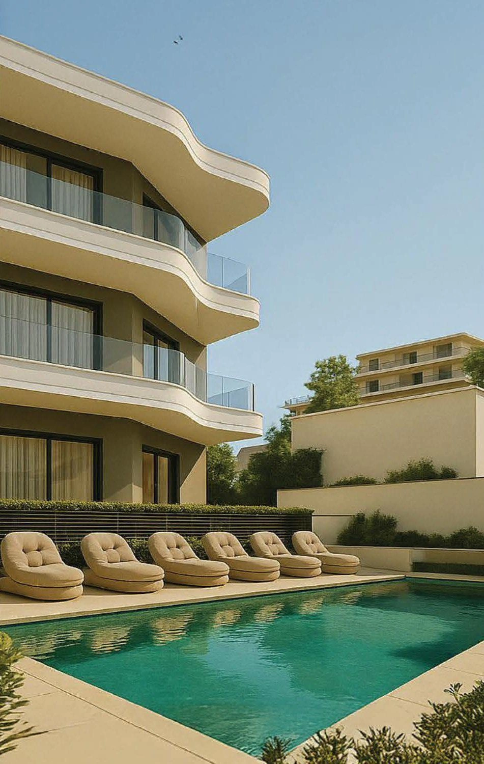 Меблированные квартиры в современном жилом комплексе в Аттике, Греция