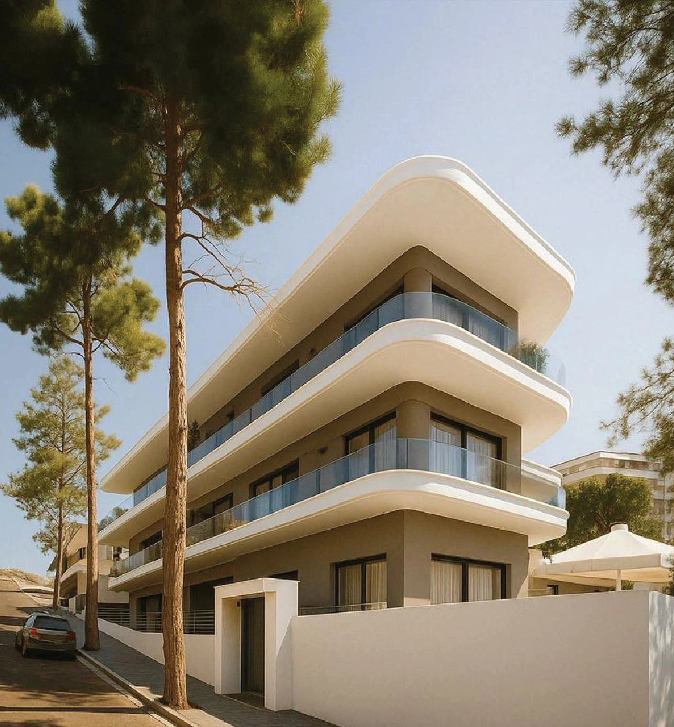 Меблированные квартиры в современном жилом комплексе в Аттике, Греция