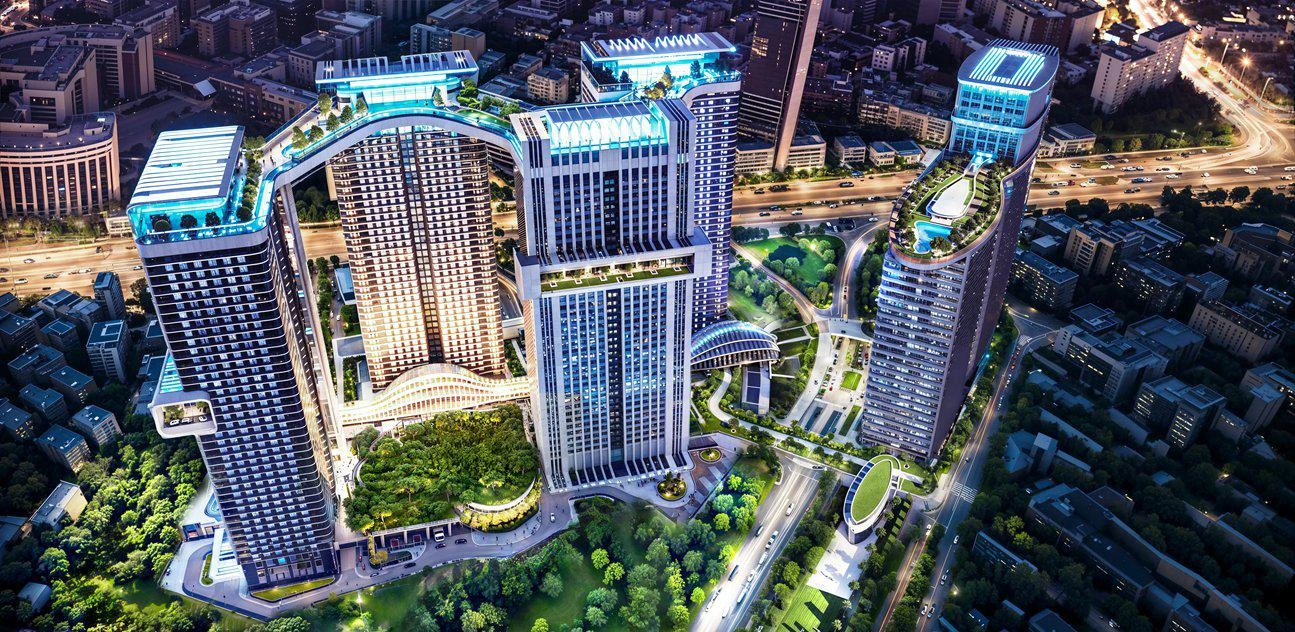 Квартиры в современном жилом комплексе в Стамбуле, Турция