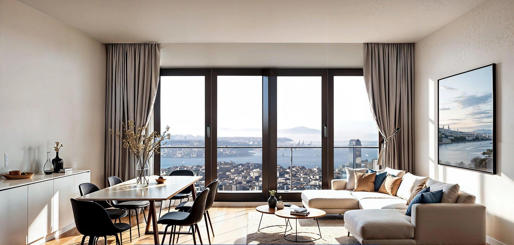 Квартиры в современном жилом комплексе в Стамбуле, Турция