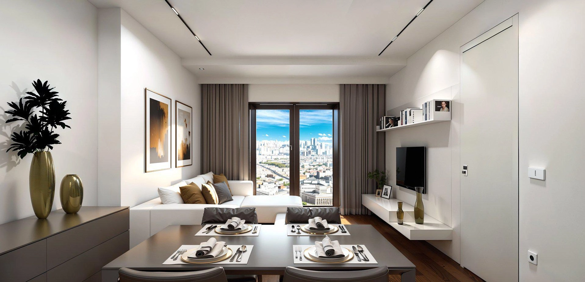 Квартиры в современном жилом комплексе в Стамбуле, Турция