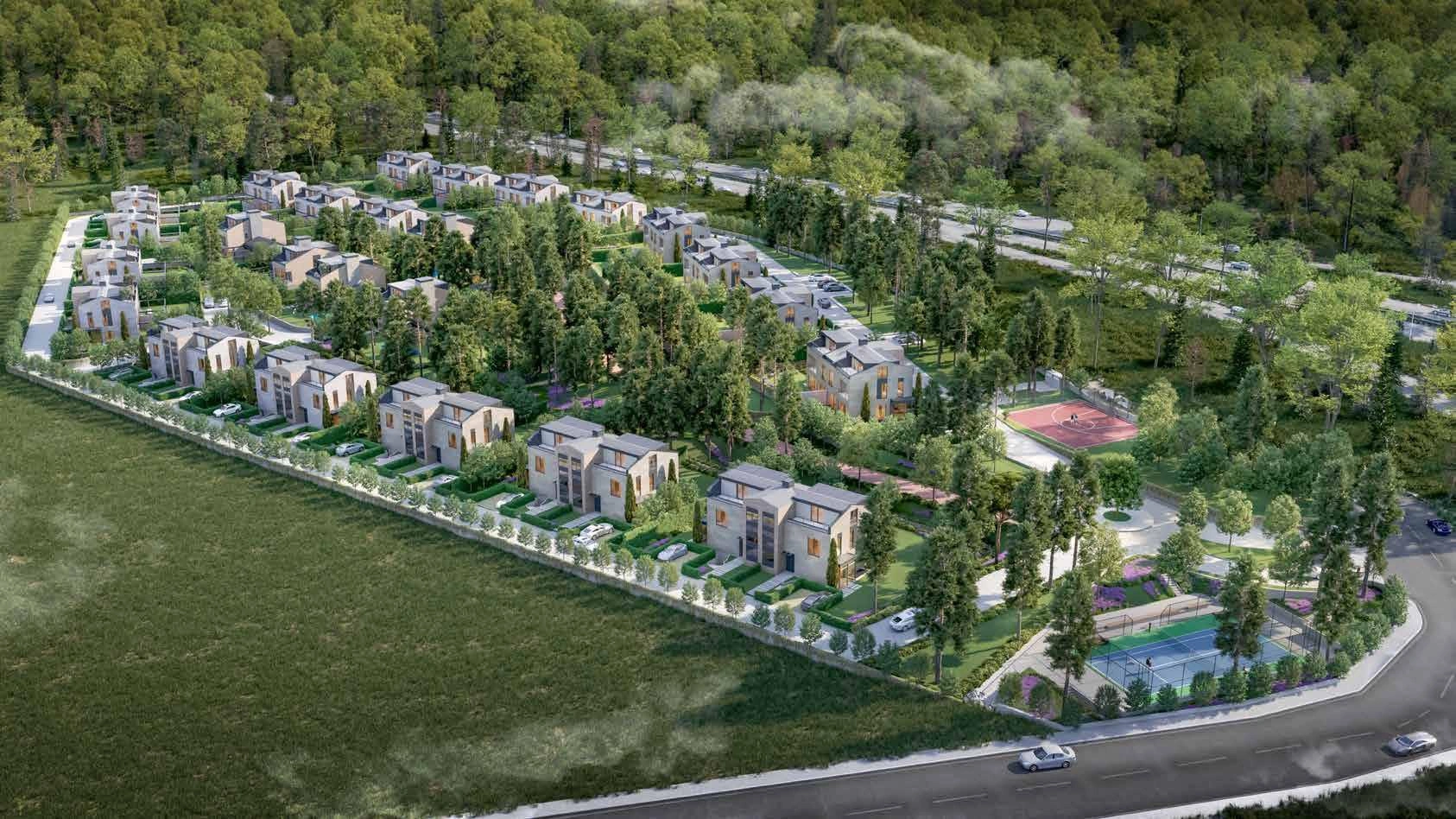 Виллы в закрытом комплексе в Cekmekoy, Istanbul, Turkiye