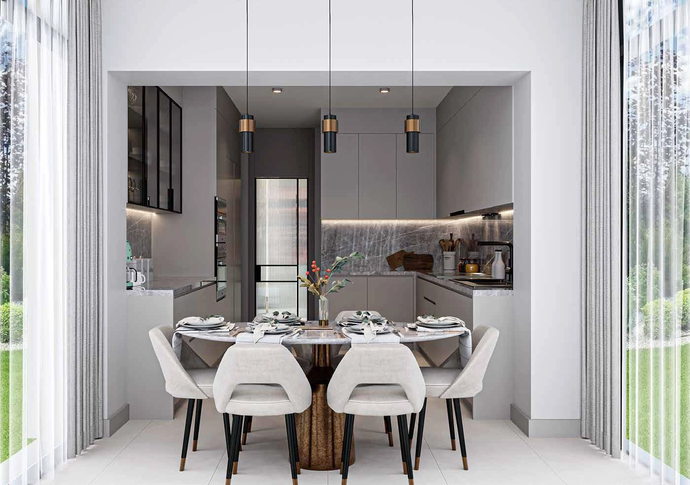 Виллы в закрытом комплексе в Cekmekoy, Istanbul, Turkiye