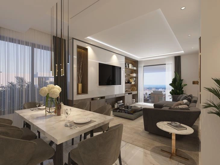 Апартаменты в закрытом жилом комплексе в Пафосе, на Кипре