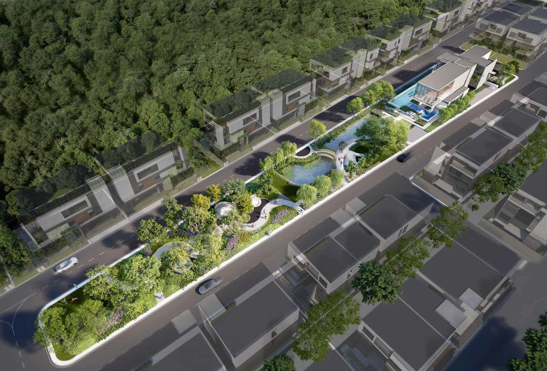 Виллы в современном жилом комплексе в Бангкоке, Таиланд