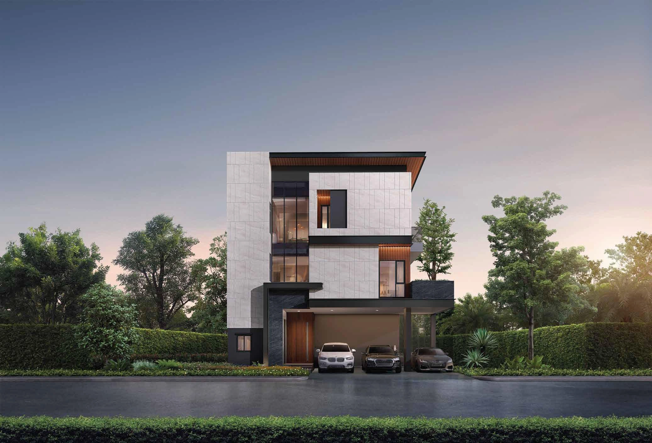 Виллы в современном жилом комплексе в Бангкоке, Таиланд