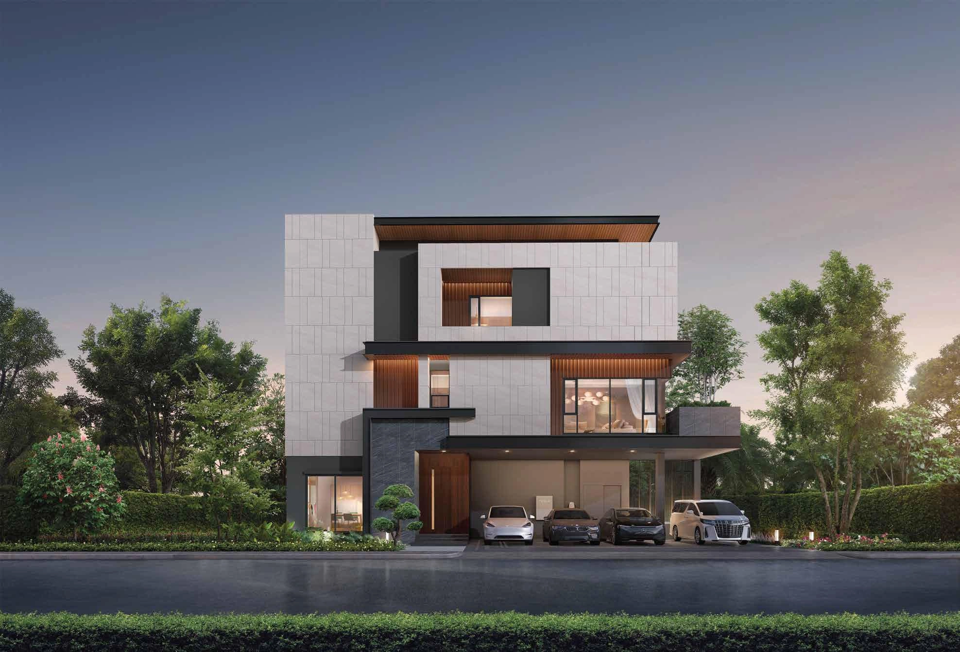 Виллы в современном жилом комплексе в Бангкоке, Таиланд