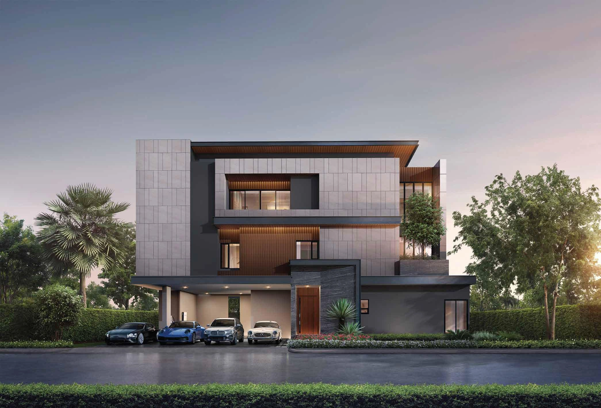 Виллы в современном жилом комплексе в Бангкоке, Таиланд