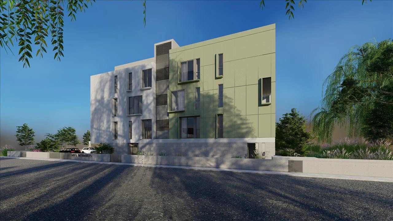 Квартиры в малоэтажном жилом комплексе с общим бассейном в Пафосе, Кипр