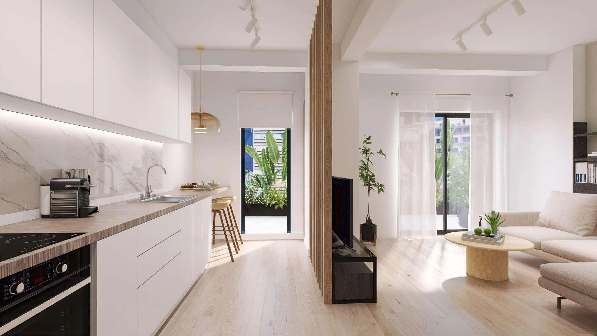 Квартиры в современном жилом комплексе в Аттике, Греция