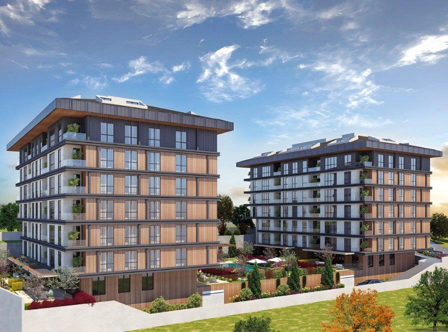 Квартиры в жилом комплексе рядом с Босфором в Стамбуле, Турция