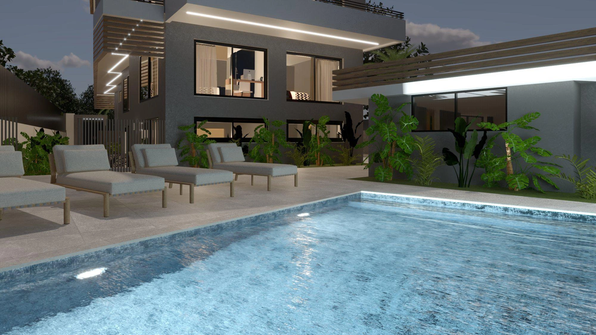 Квартиры в современном жилом комплексе в Аттике, Греция