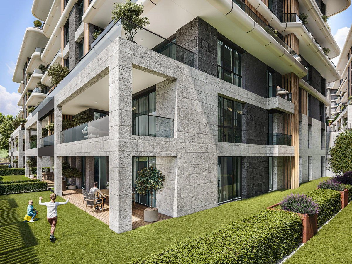 Квартиры в современном жилом комплексе в Стамбуле, Турция