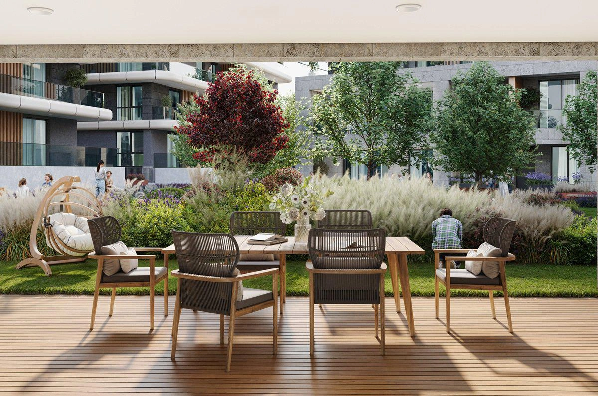 Квартиры в современном жилом комплексе в Стамбуле, Турция