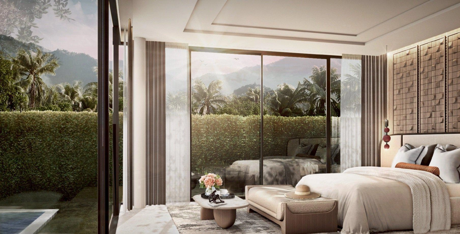 Курортные виллы рядом с пляжем Банг Тао на Пхукете, Таиланд